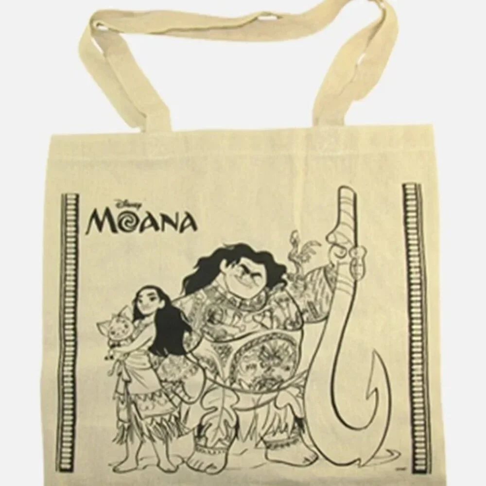 NWT Disney Moana Canvas Tote